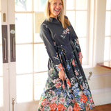 Yara Dress, Black/Multi