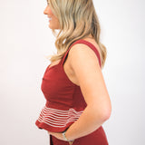 Barcelona Top, Maroon