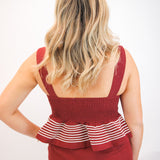 Barcelona Top, Maroon