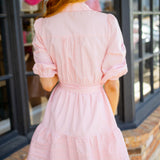 Still Blushing Mini Dress, Pink