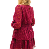 Good Intentions Tiered Mini Dress, Violet