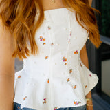 Fiorella Top, Antique
