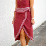 Dublin Skirt, Maroon