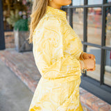 Sunbeam Paisley Dress, Yellow