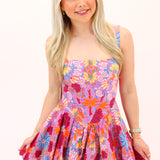Yours Truly Bubble Dress, Pink Floral