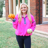 Mountain High Half Zip Fleece, Fuchsia Flirt Combo