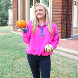 Mountain High Half Zip Fleece, Fuchsia Flirt Combo