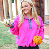 Mountain High Half Zip Fleece, Fuchsia Flirt Combo