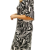 Ruby Dress, Decorative Fan Black
