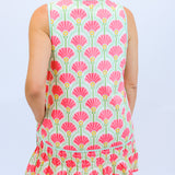 Half Past Sunset Dress, Coral