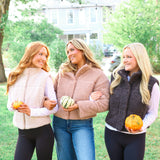 Brushed CozyChic® Puffer Vest, Carbon