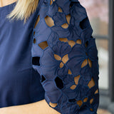 Easy Romance Dress, Navy