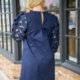 Easy Romance Dress, Navy