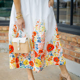 Poppy Picnic Skirt, Off White