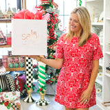 Royale Shift Dress, Cheeky Cheetah