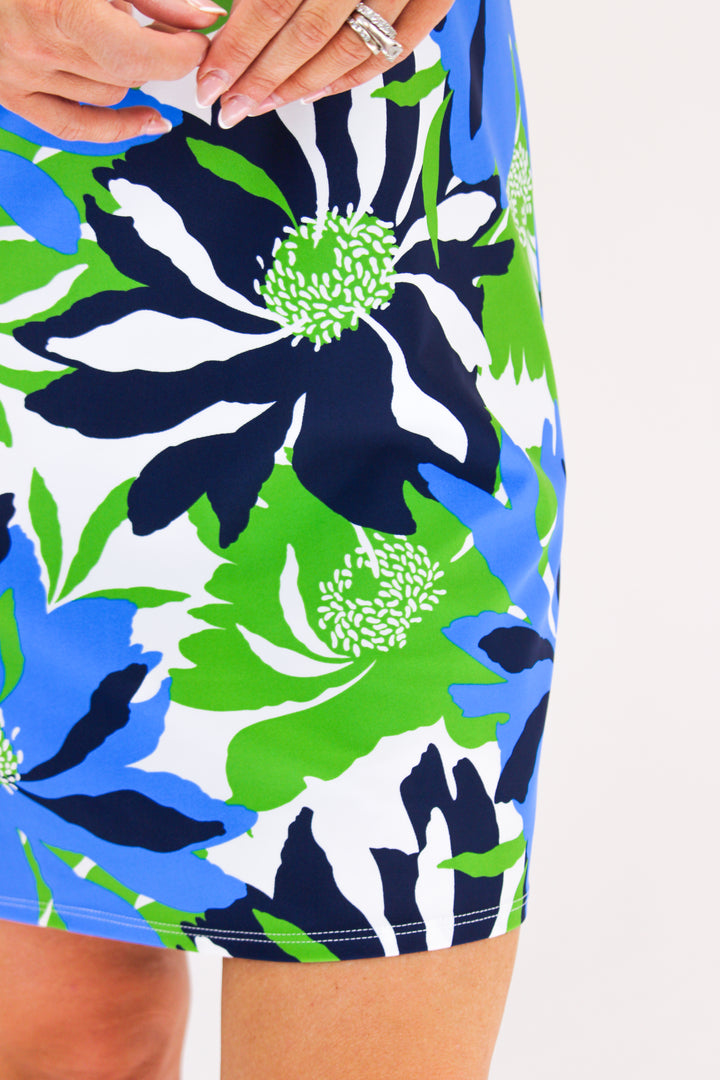 Ella Dress, Wild Blossom Blue