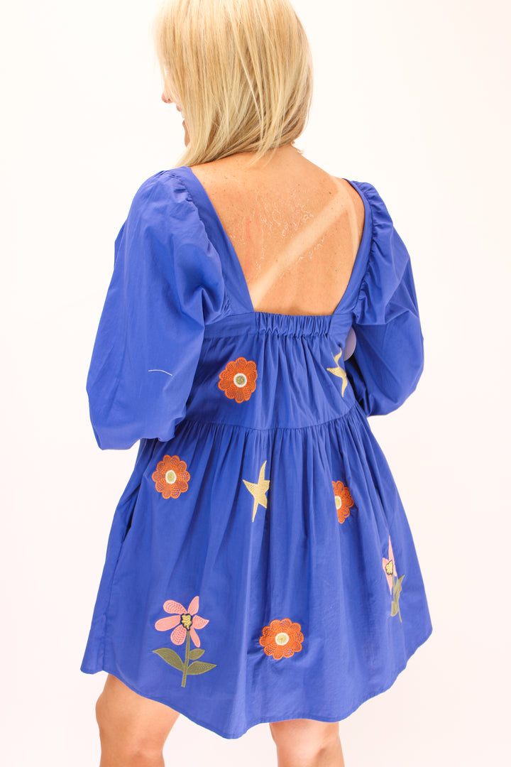 Belladonna Dress, Blue
