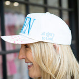 Floral Amen Hat