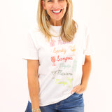 Cocktails Boyfriend Tee, Sea Salt