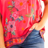 Mariafe Blouse, Watermelon