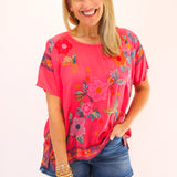Mariafe Blouse, Watermelon