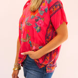 Mariafe Blouse, Watermelon