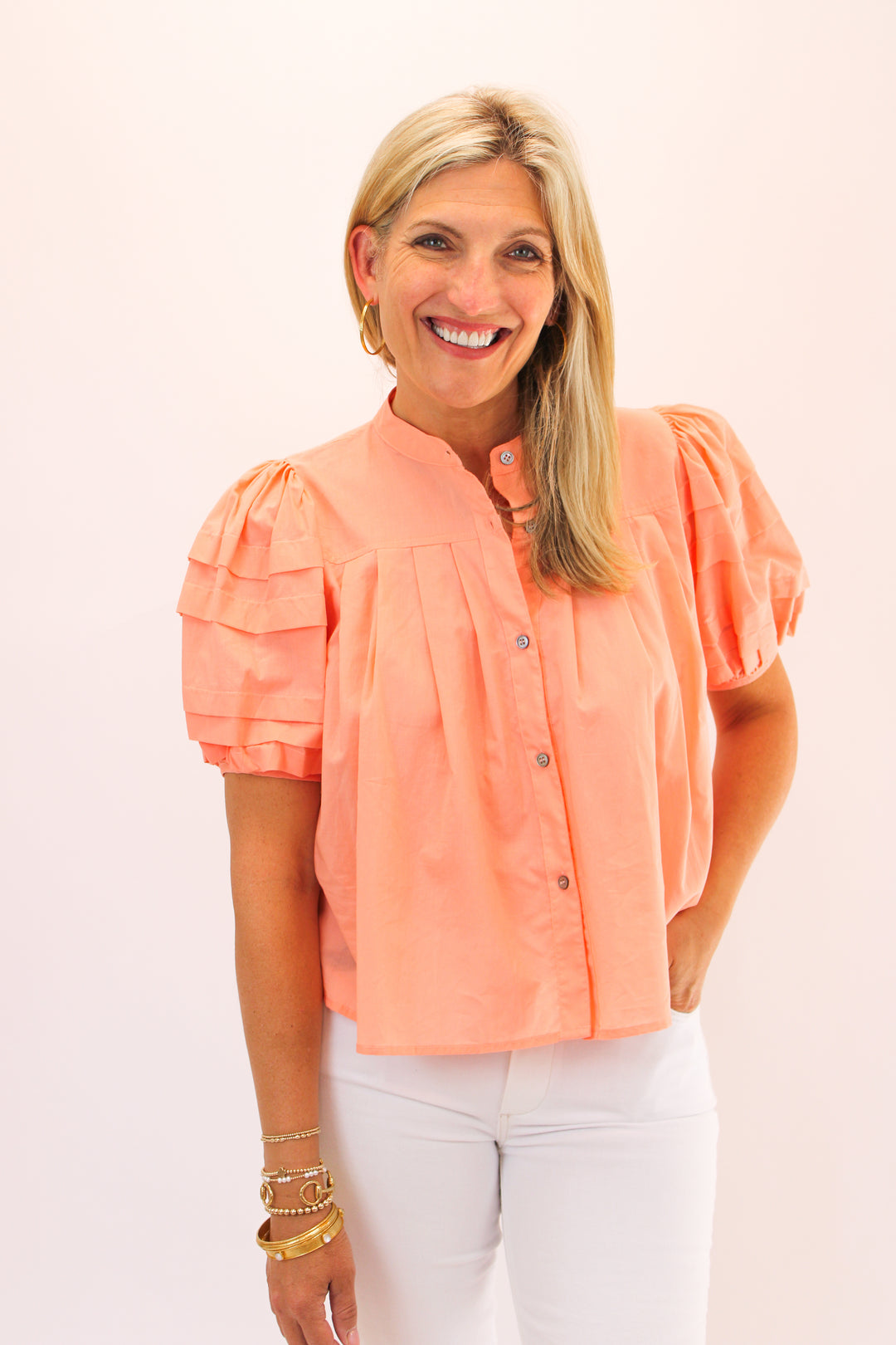 Island Time Top, Peach