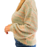 Colette Multi Color Striped Sweater