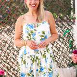 Perfect Timing Floral Dress, Cream