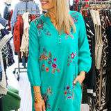 Bondi Teal Shift Dress, Ethal
