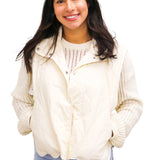 Ava Scallop Vest, Cream