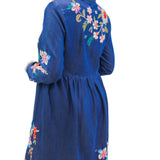 Denim Blue Shirt Dress, Malaya