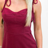 Countdown To Kickoff Dress, Maroon