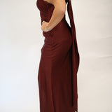 All About Confidence Midi Dress, Merlot