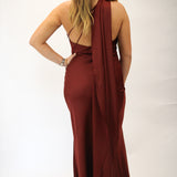 All About Confidence Midi Dress, Merlot