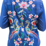Denim Blue Western Shirt, Malaya