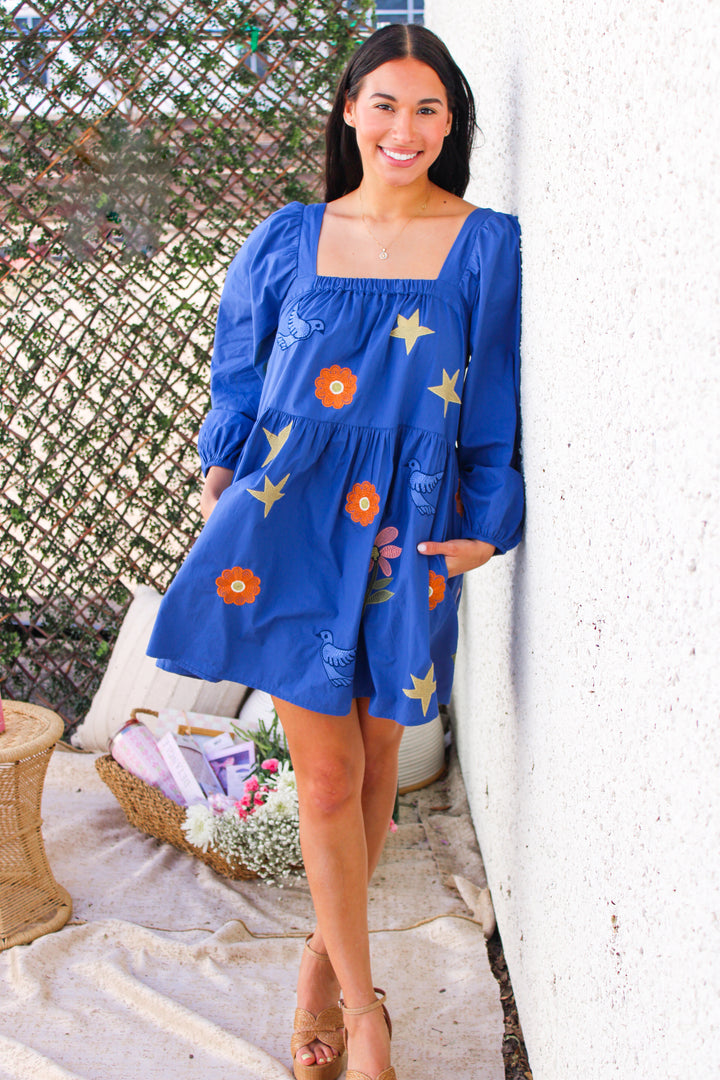 Belladonna Dress, Blue