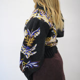 Arabesque Paradise Knit Sweater, Black