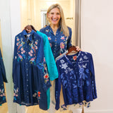 Denim Blue Western Shirt, Malaya