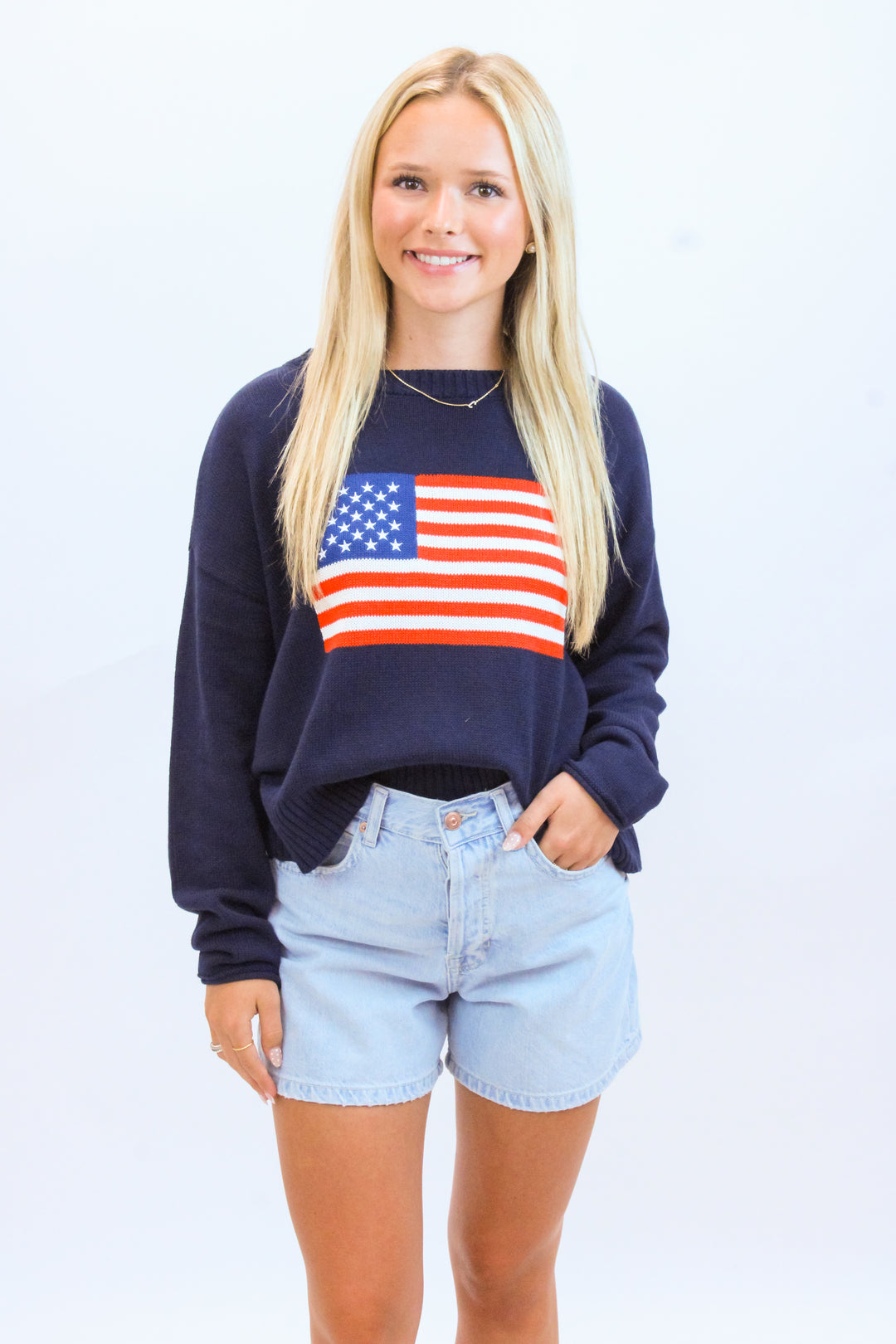 Sienna Patriot Sweater, Eclipse