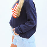 Sienna Patriot Sweater, Eclipse