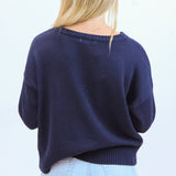 Sienna Patriot Sweater, Eclipse