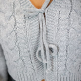 Rewrite Your Story Cardigan, Heather Grey