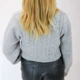 Rewrite Your Story Cardigan, Heather Grey