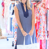 Kristen Maxi, Everyday Stripe Navy White