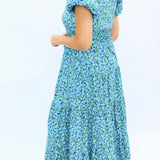 A Sweet Glimpse Dress, Navy Combo