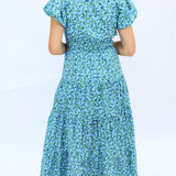 A Sweet Glimpse Dress, Navy Combo