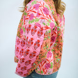 Wildflower Wanderer Quilted Jacket, Pink