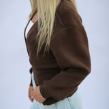 Take A Chance Cardigan, Brown