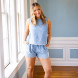 My Lucky Day Shorts, Washed Denim